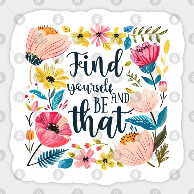 Mind Matters: Spread Positivity and Self-Care Awareness Sticker by Steve